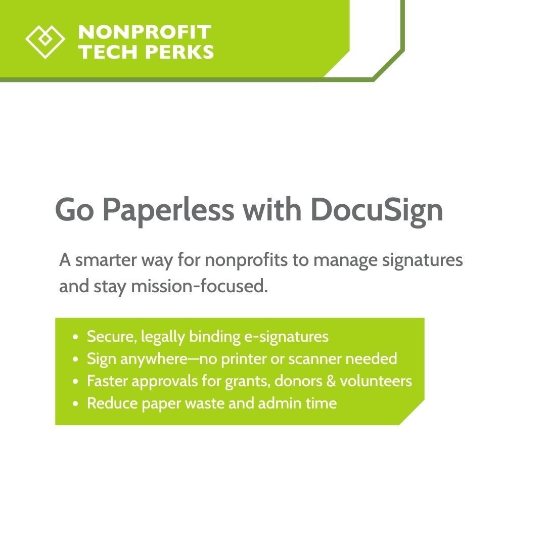 Docusign: How E-Signatures Help Nonprofits Work Smarter