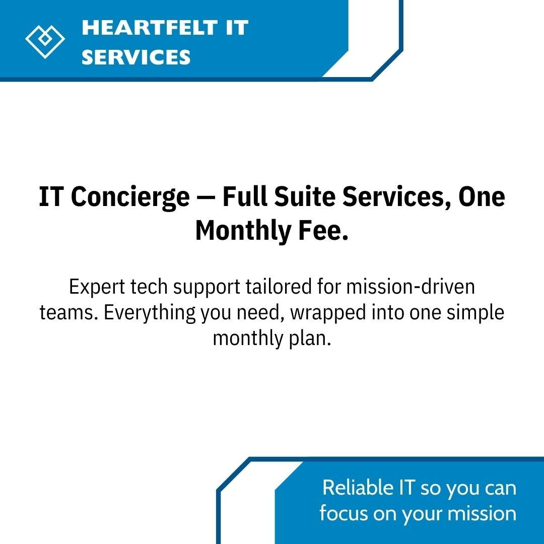 IT Concierge: Personalized Tech Support for Nonprofits